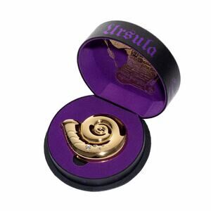 Besame Disney Villains Ursula's Shell Compact with Highlighter Little Mermaid